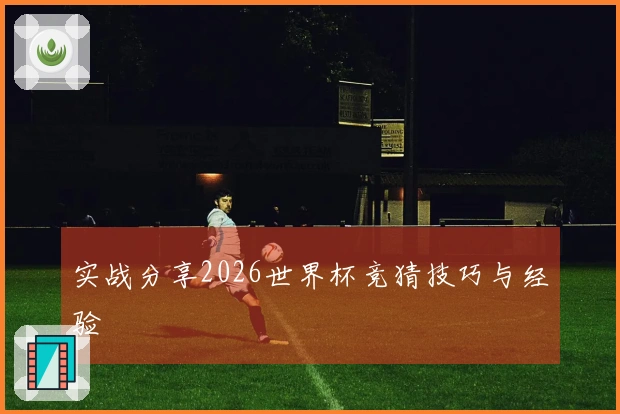 实战分享2026世界杯竞猜技巧与经验