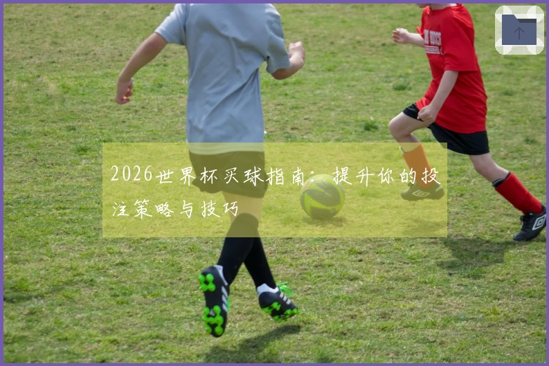 2026世界杯买球指南：提升你的投注策略与技巧