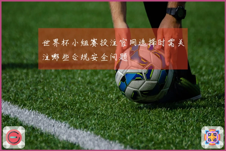 世界杯小组赛投注官网选择时需关注哪些合规安全问题